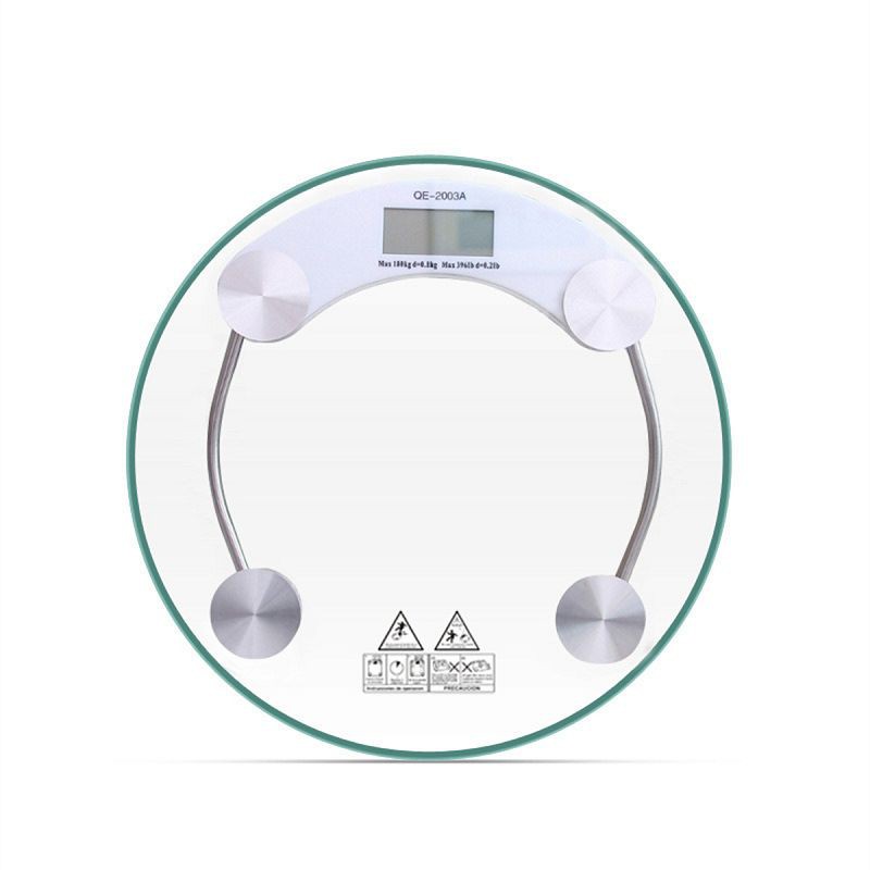 New Products Scale 180kg Transparent USB Battery Version Body Round Weighing Balance Scales