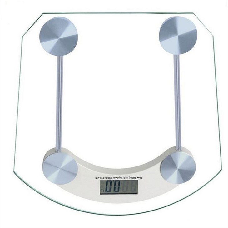 body weight scale bathroom electronic household circle automatic scale (001)